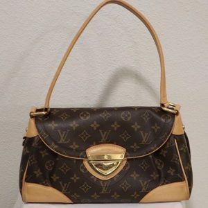 Authentic Louis Vuitton Monogram Canvas Beverly Mm